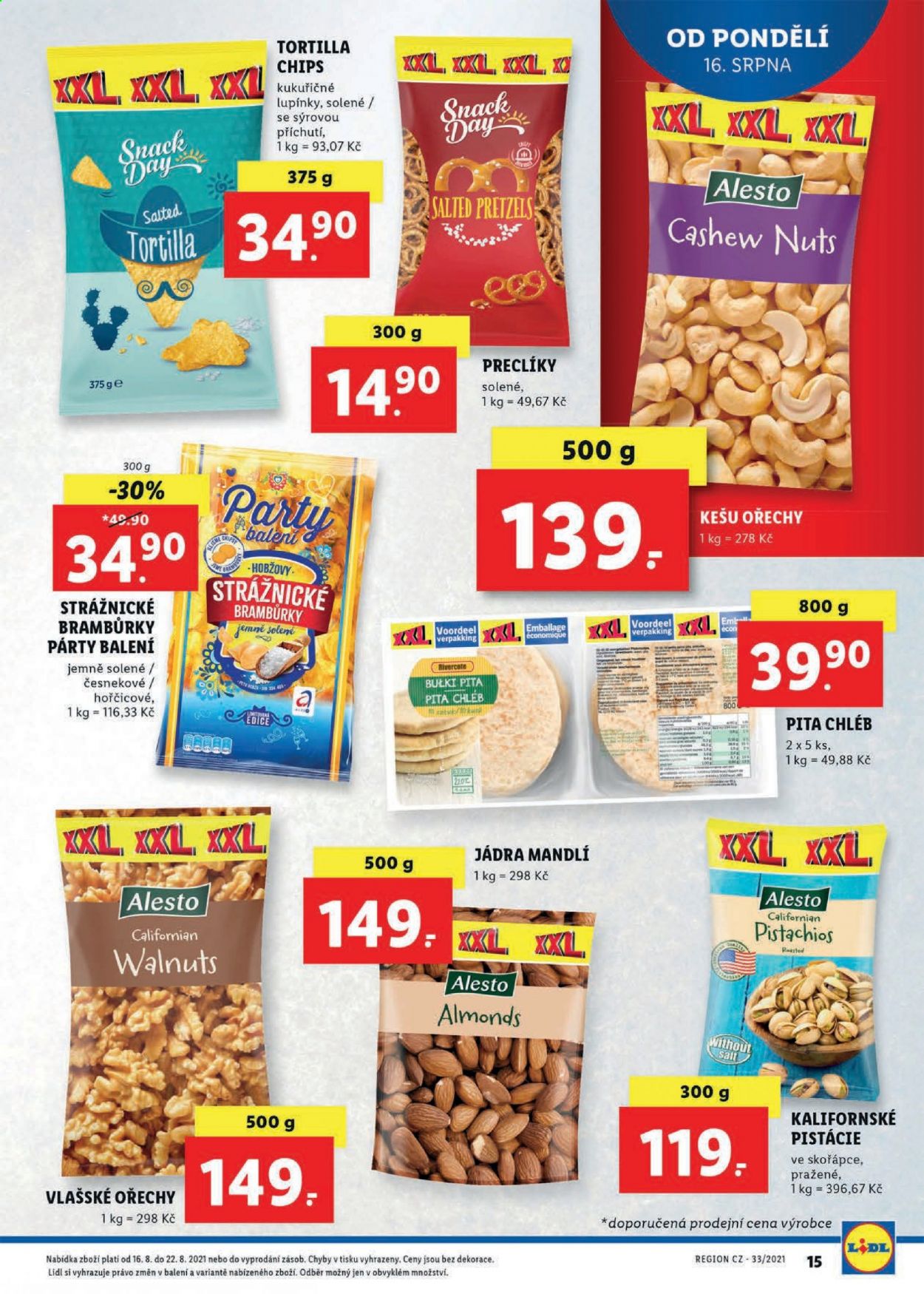 Leták Lidl - 16.8.2021 - 22.8.2021. Strana 15