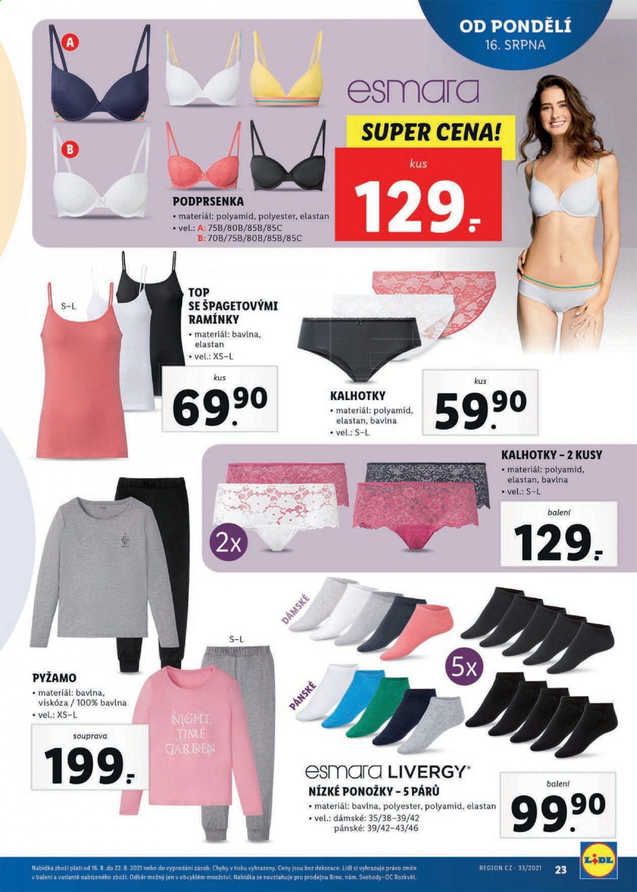Leták Lidl - 16.8.2021 - 22.8.2021. Strana 23