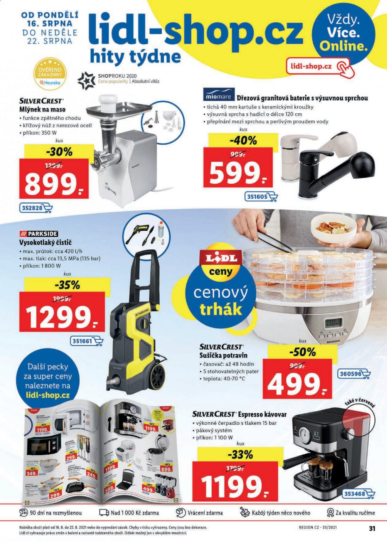 Leták Lidl - 16.8.2021 - 22.8.2021. Strana 31