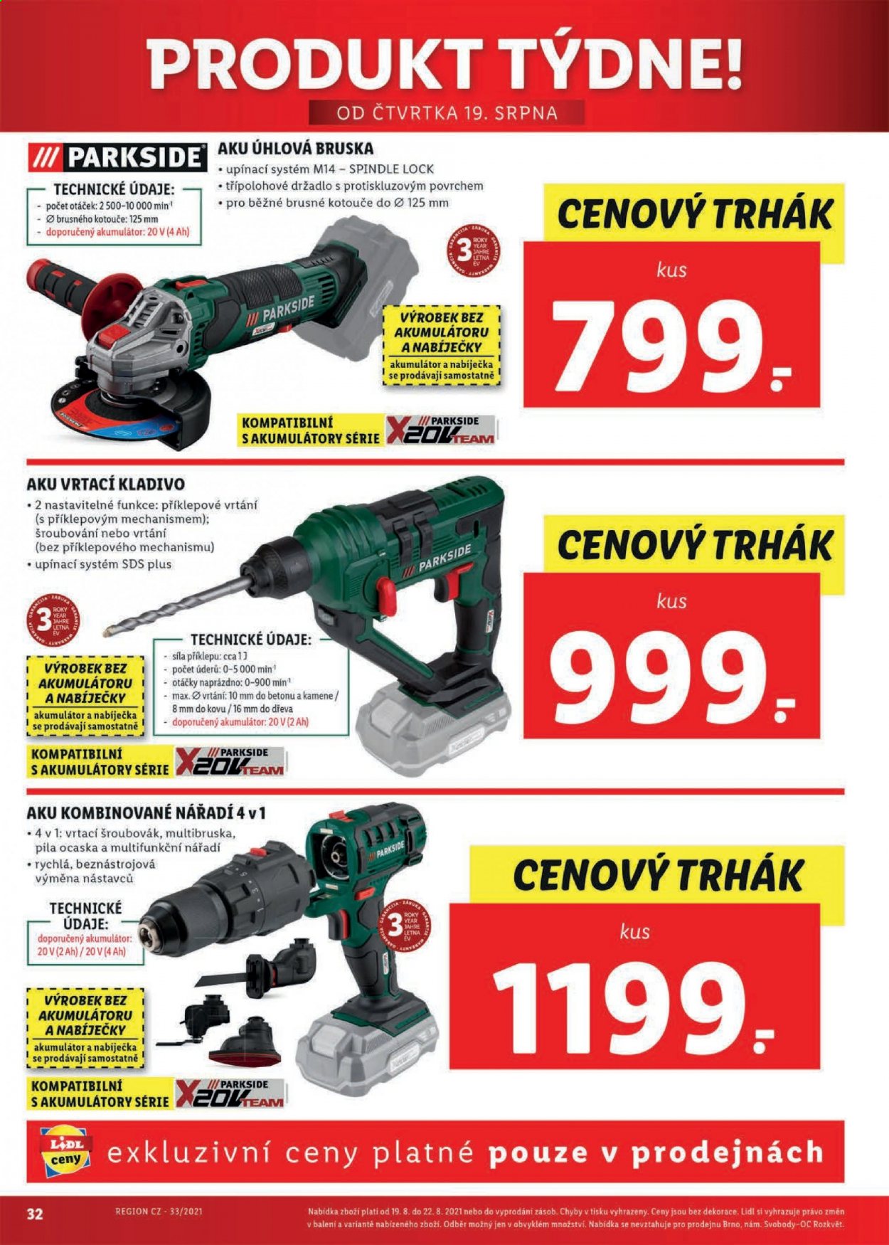 Leták Lidl - 16.8.2021 - 22.8.2021. Strana 32
