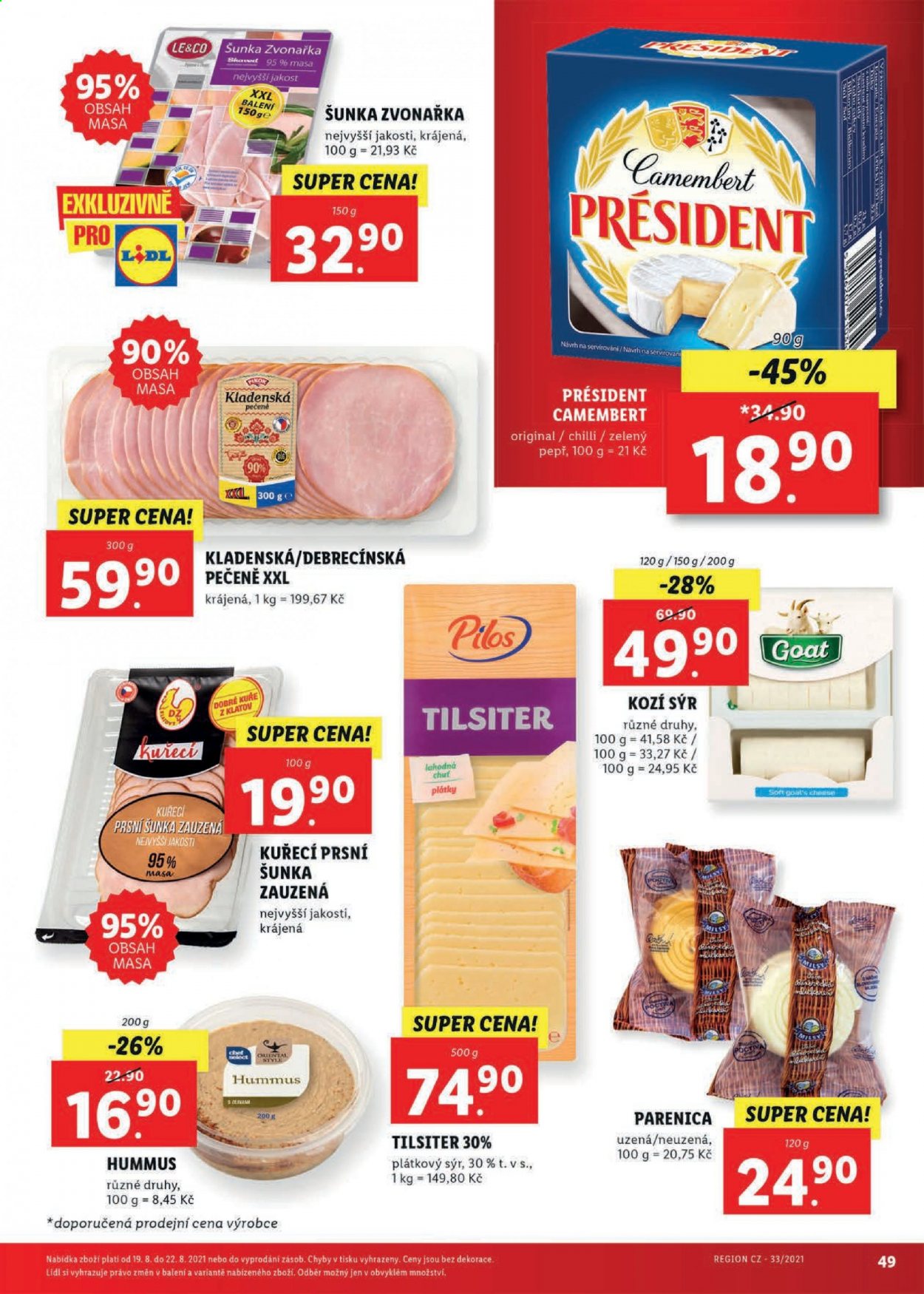 Leták Lidl - 16.8.2021 - 22.8.2021. Strana 49