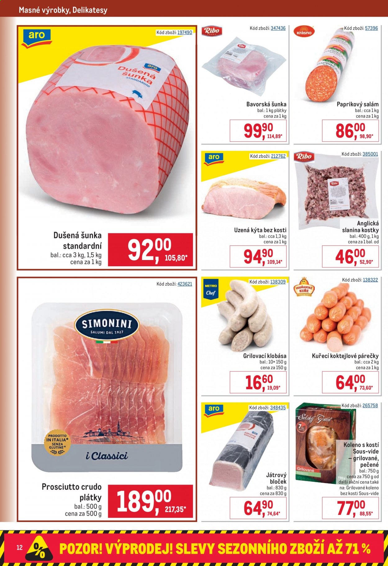 Leták MAKRO - 18.8.2021 - 31.8.2021. Strana 12