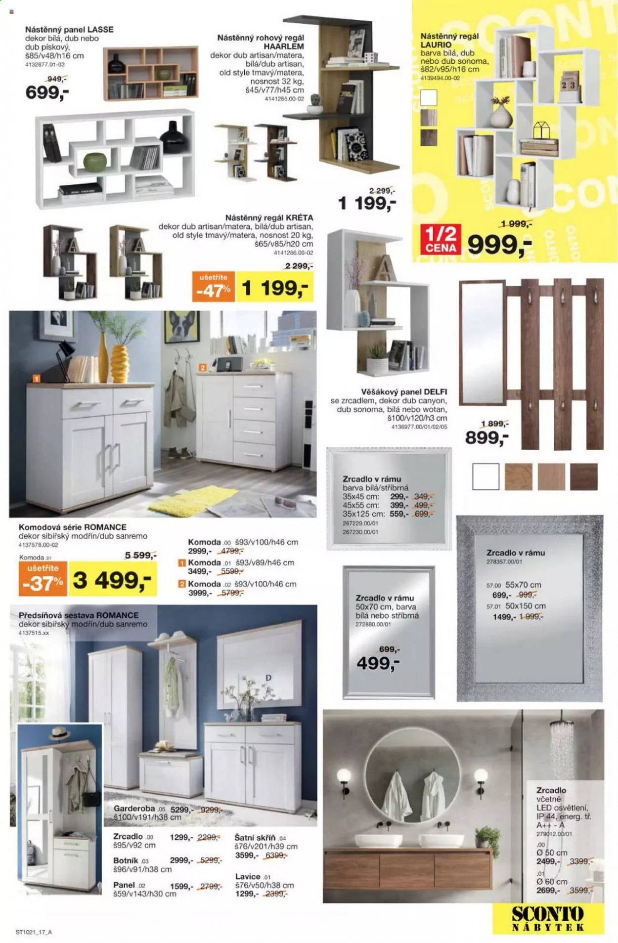 Leták SCONTO NÁBYTEK - 13.8.2021 - 2.9.2021. Strana 17