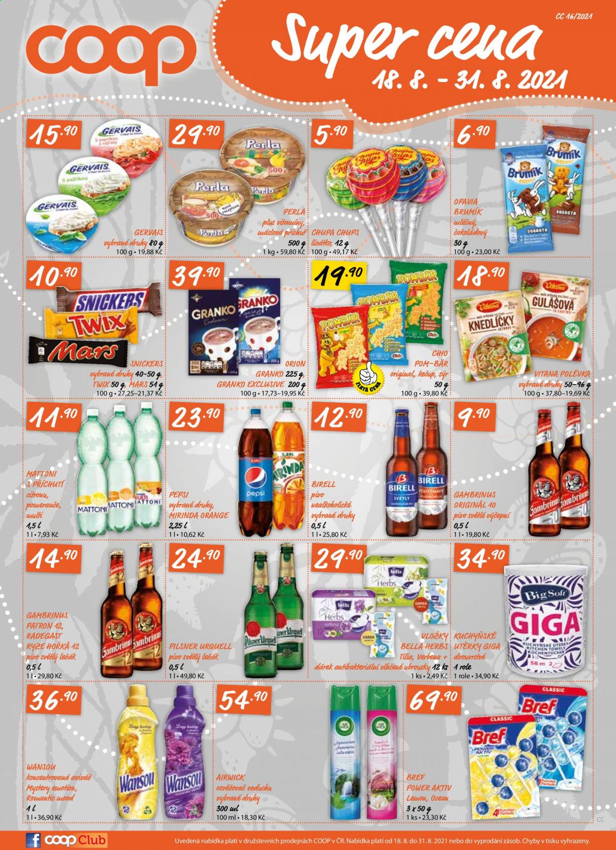 Leták coop TERNO - 18.8.2021 - 24.8.2021. Strana 16
