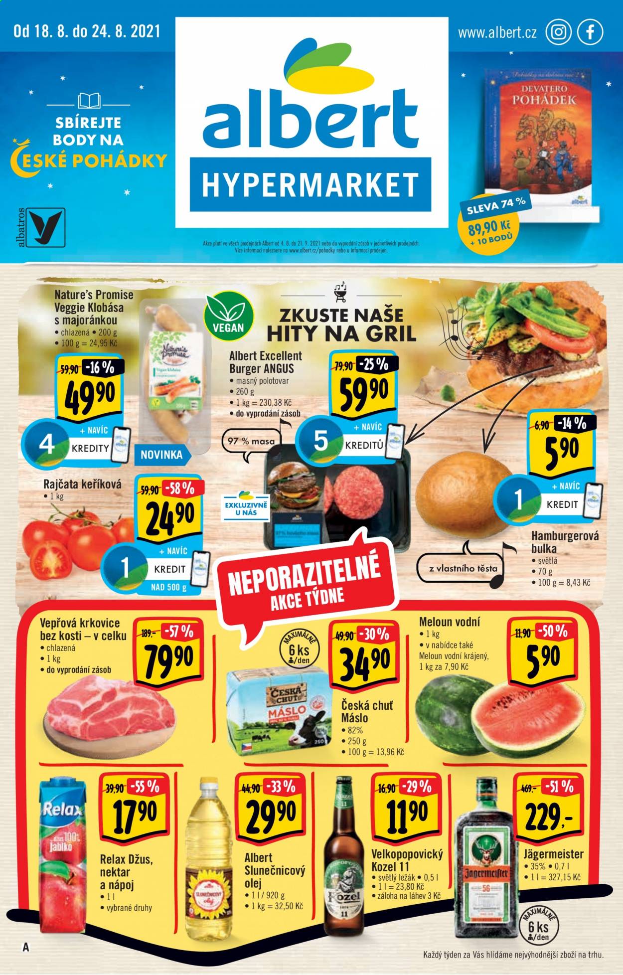Leták Albert Hypermarket - 18.8.2021 - 24.8.2021. Strana 1
