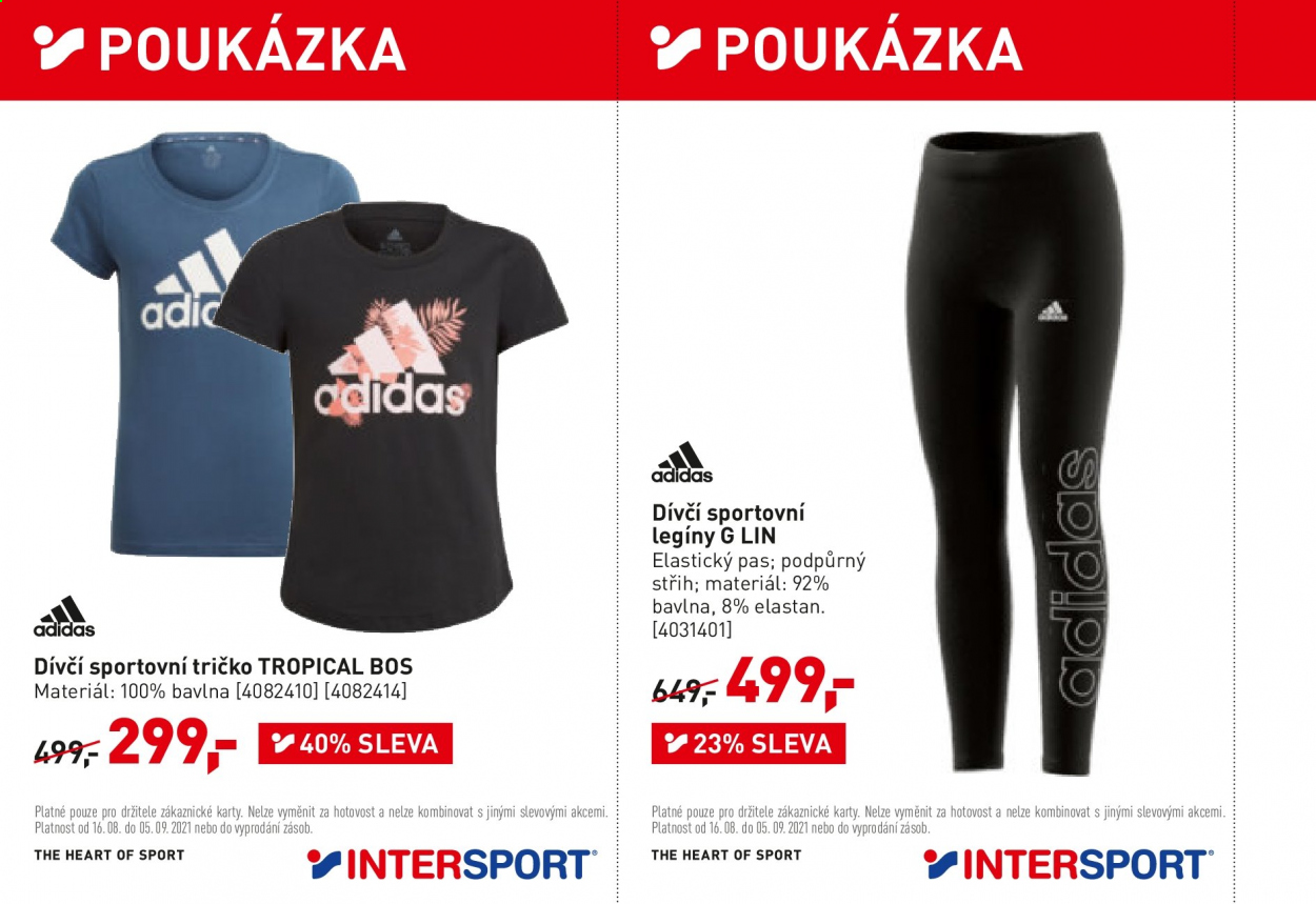 Leták INTERSPORT - 16.8.2021 - 5.9.2021. Strana 6
