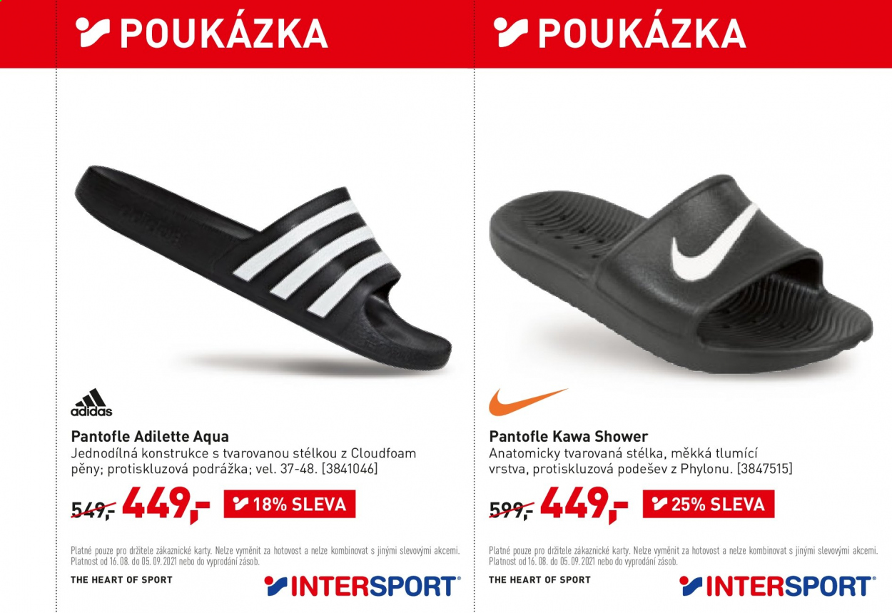Leták INTERSPORT - 16.8.2021 - 5.9.2021. Strana 19