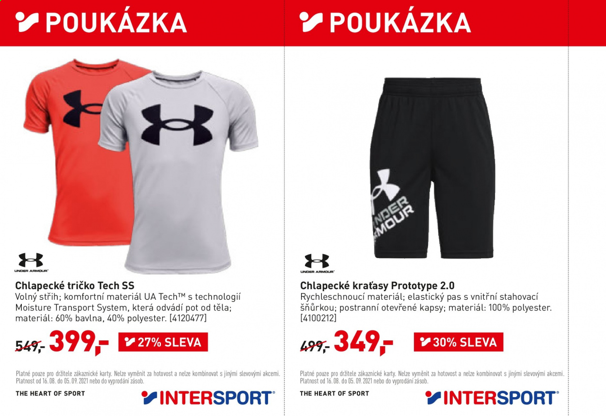 Leták INTERSPORT - 16.8.2021 - 5.9.2021. Strana 22