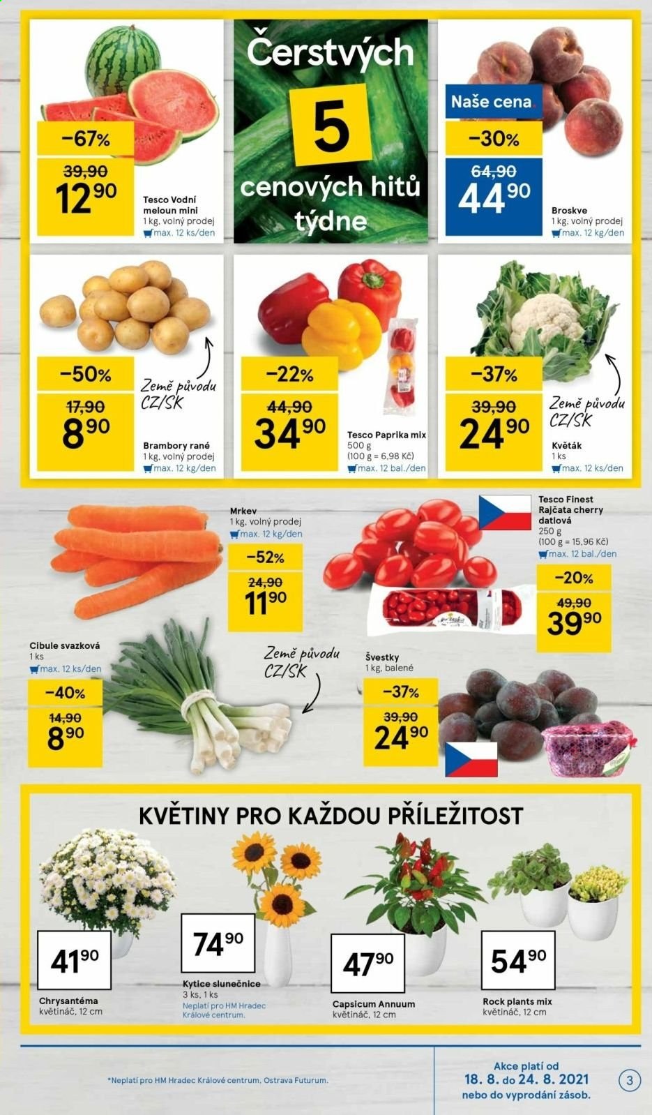 Leták TESCO - 18.8.2021 - 24.8.2021. Strana 3
