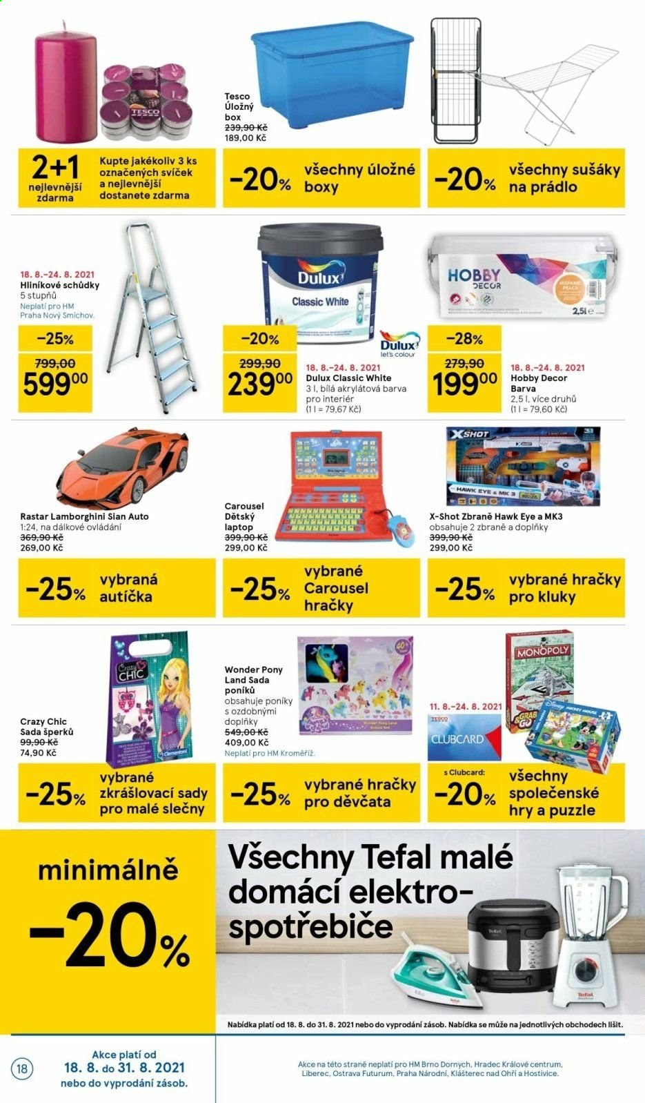 Leták TESCO - 18.8.2021 - 24.8.2021. Strana 18