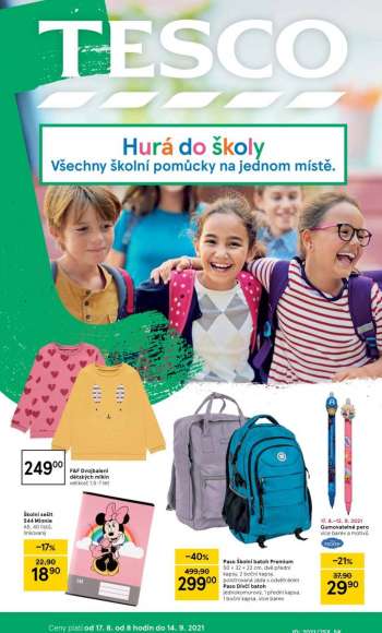 Leták TESCO - 17.8.2021 - 14.9.2021.