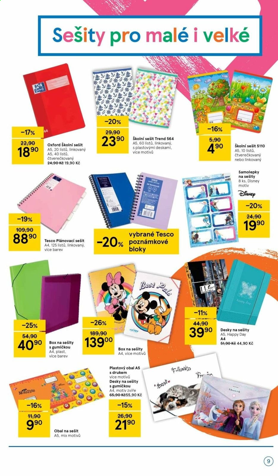 Leták TESCO - 17.8.2021 - 14.9.2021. Strana 9