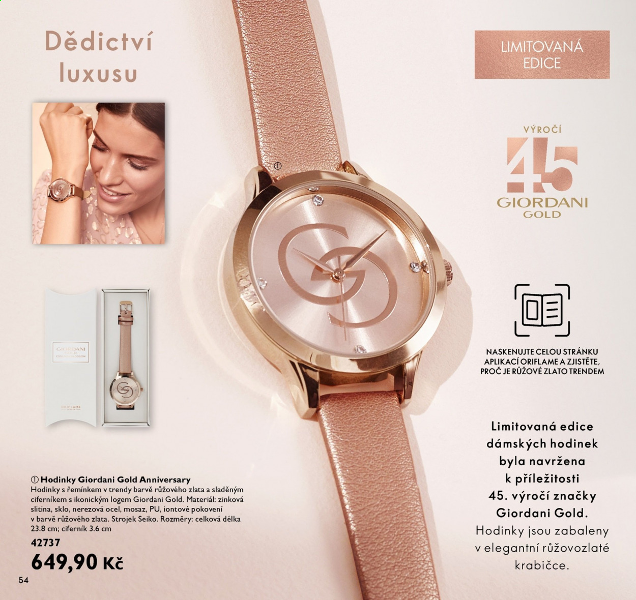 Leták ORIFLAME - 17.8.2021 - 6.9.2021. Strana 54