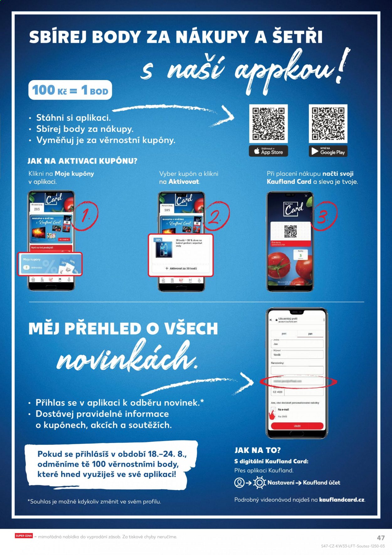 Leták Kaufland - 18.8.2021 - 24.8.2021. Strana 47