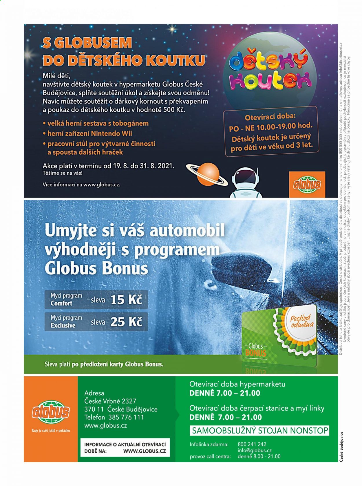 Leták Globus - 19.8.2021 - 25.8.2021. Strana 28