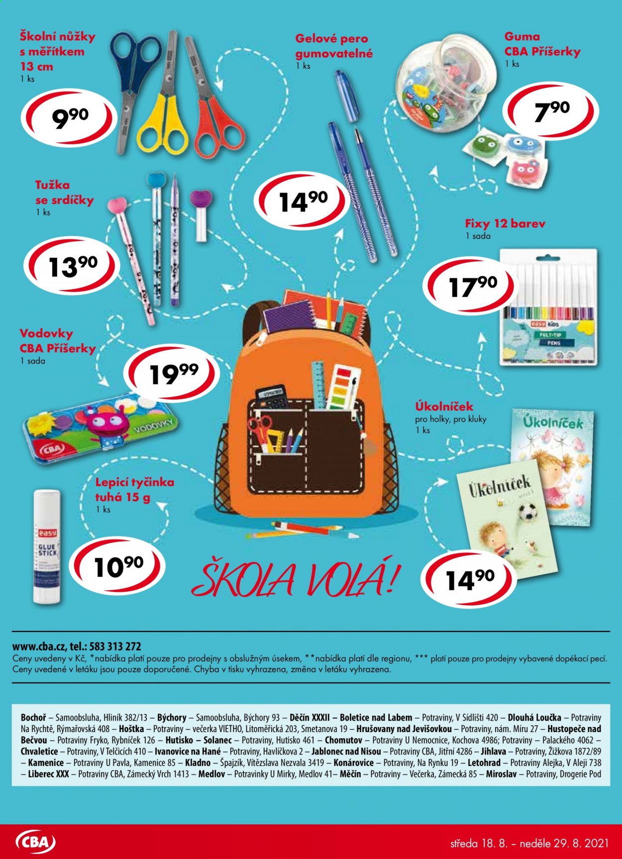 Leták CBA potraviny - 18.8.2021 - 28.8.2021. Strana 6