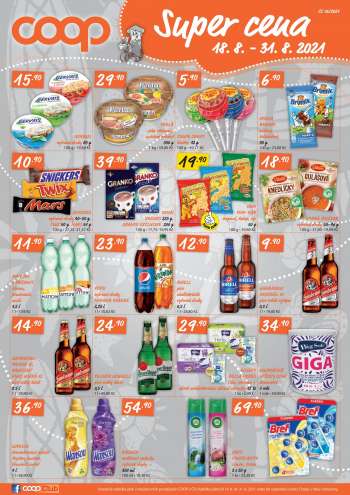 Leták coop TUTY - 18.8.2021 - 31.8.2021.