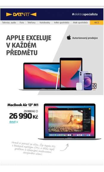 Leták DATART - 18.8.2021 - 24.8.2021.