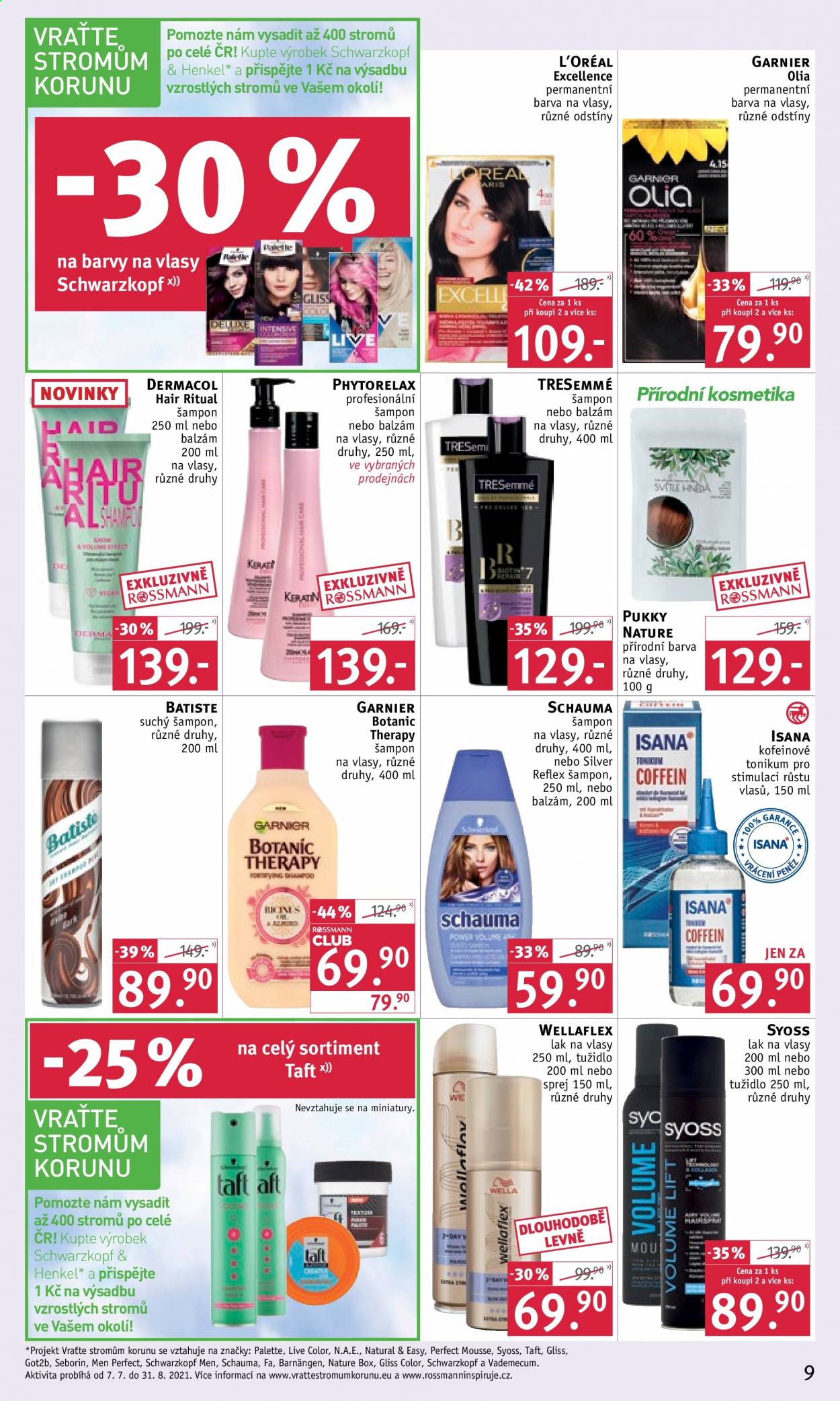Leták ROSSMANN - 18.8.2021 - 31.8.2021. Strana 9