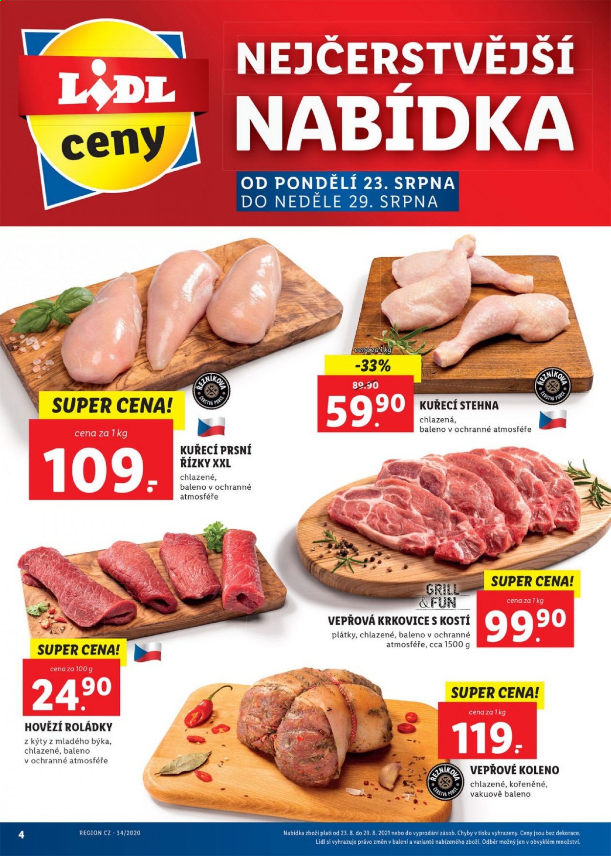 Leták Lidl - 23.8.2021 - 29.8.2021. Strana 4