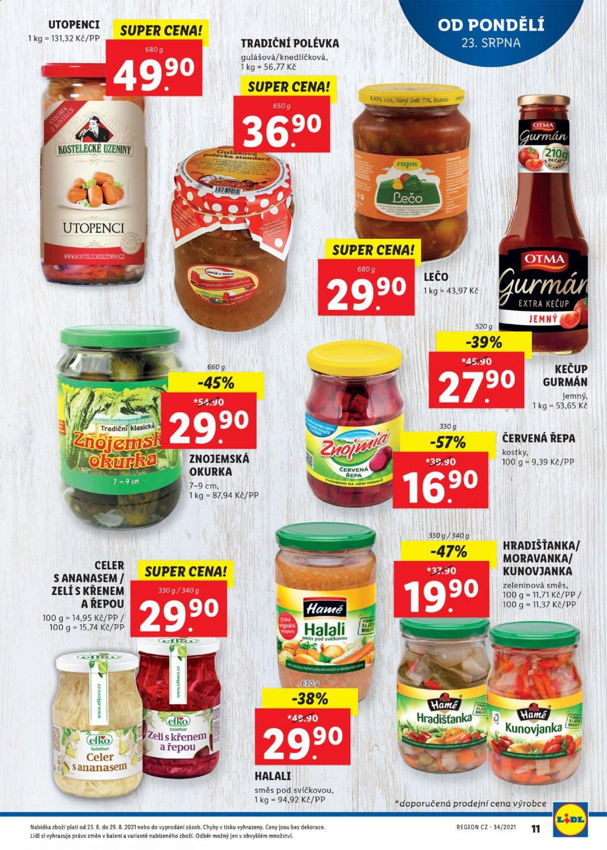 Leták Lidl - 23.8.2021 - 29.8.2021. Strana 11