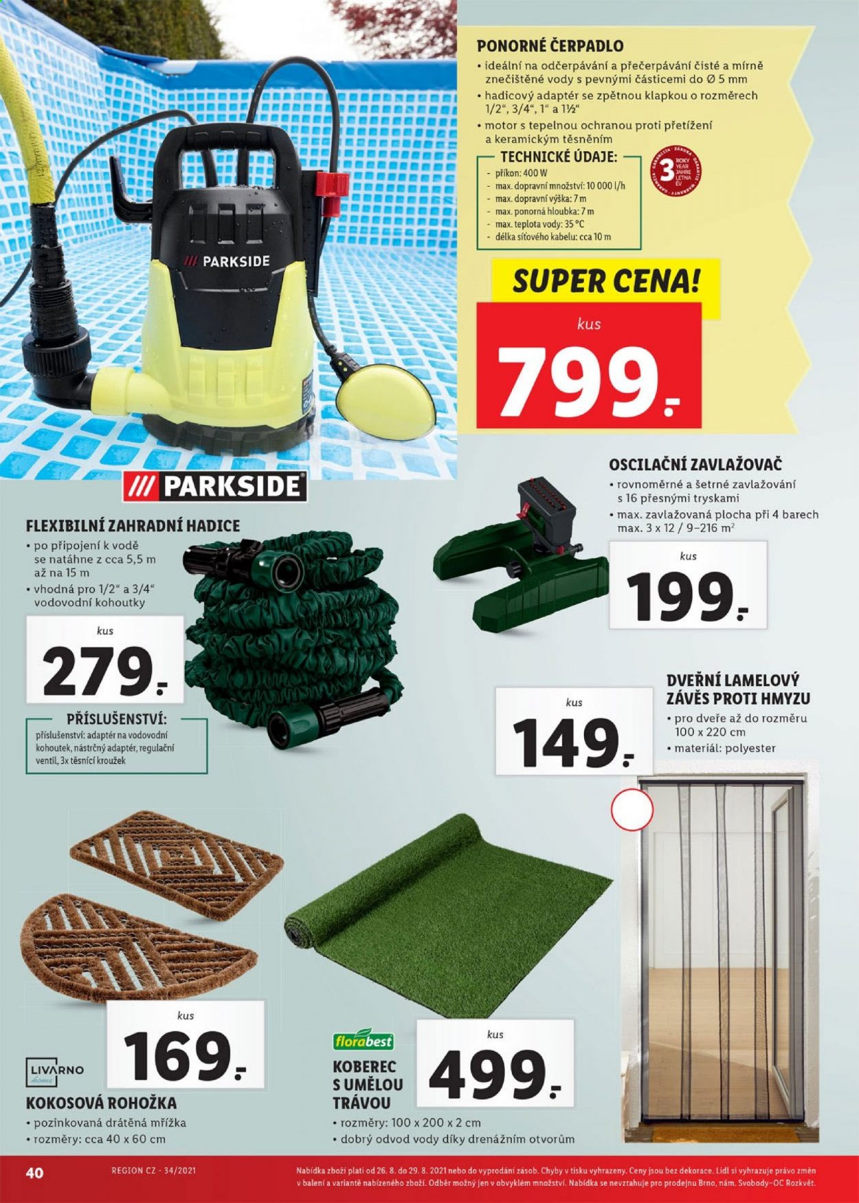 Leták Lidl - 23.8.2021 - 29.8.2021. Strana 40