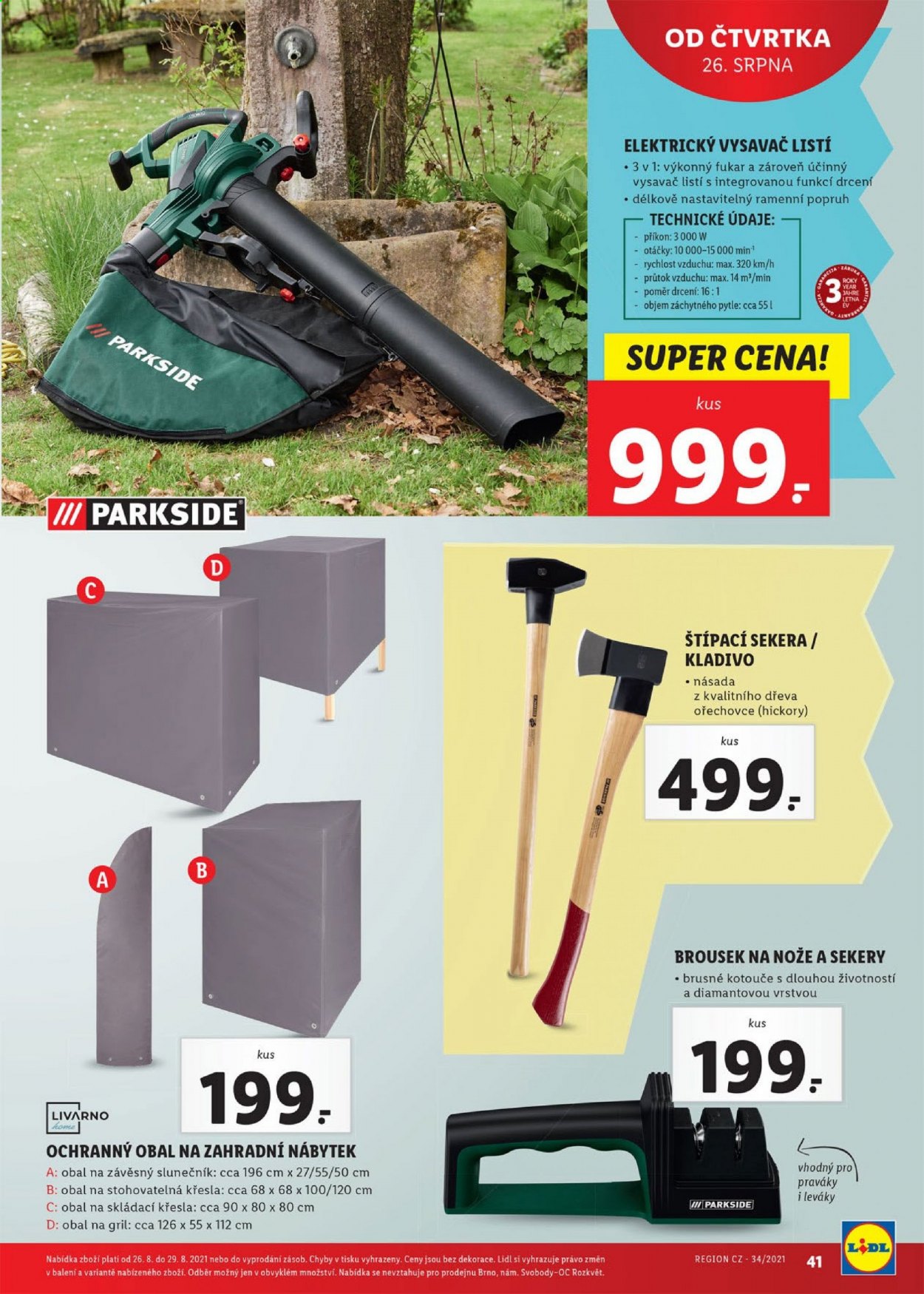 Leták Lidl - 23.8.2021 - 29.8.2021. Strana 41