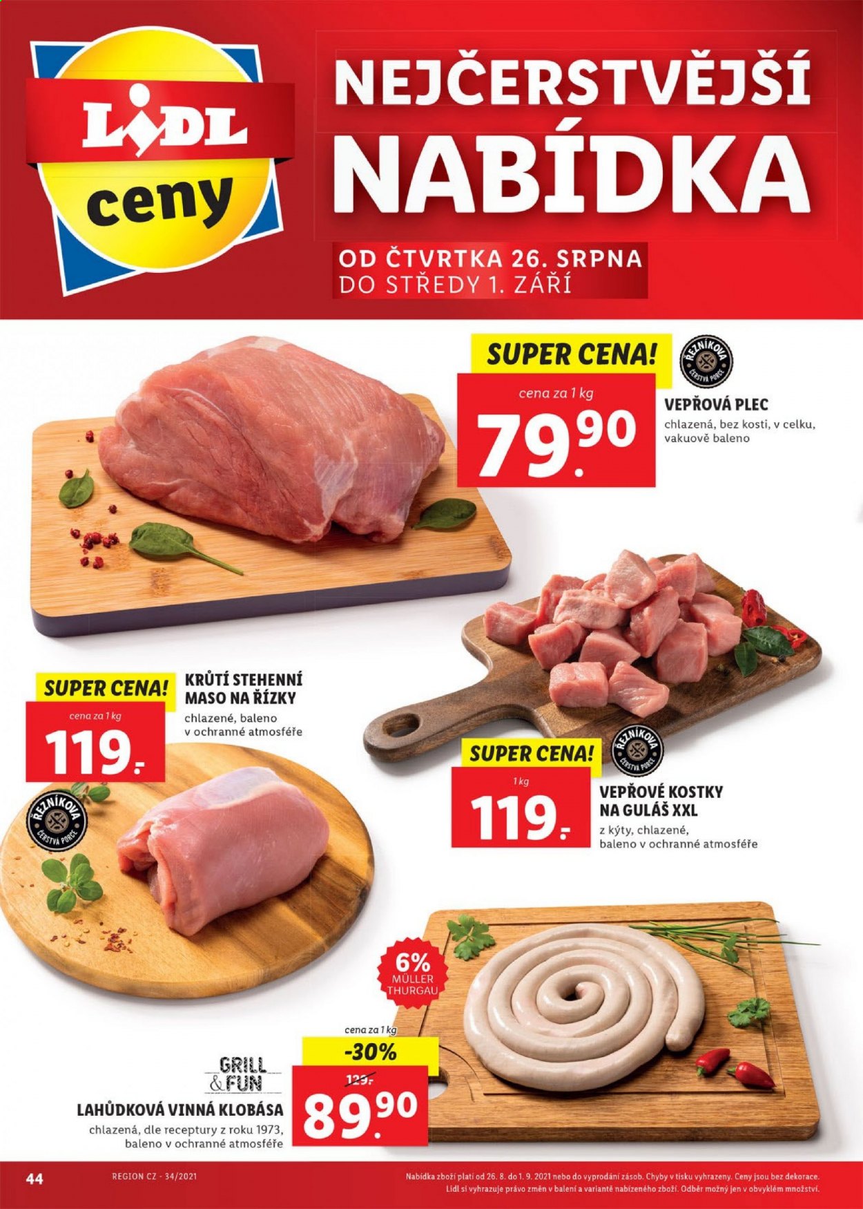 Leták Lidl - 23.8.2021 - 29.8.2021. Strana 44