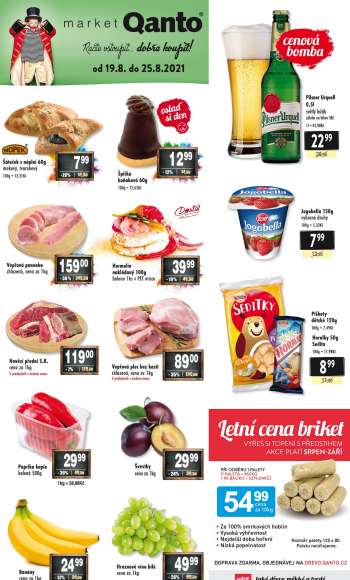 Leták Qanto market - 19.8.2021 - 25.8.2021.
