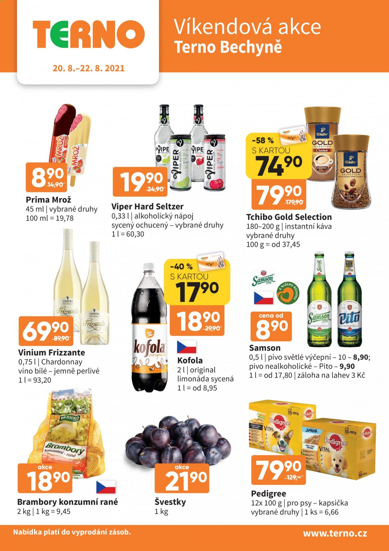 Leták coop TERNO - 20.8.2021 - 22.8.2021. Strana 1