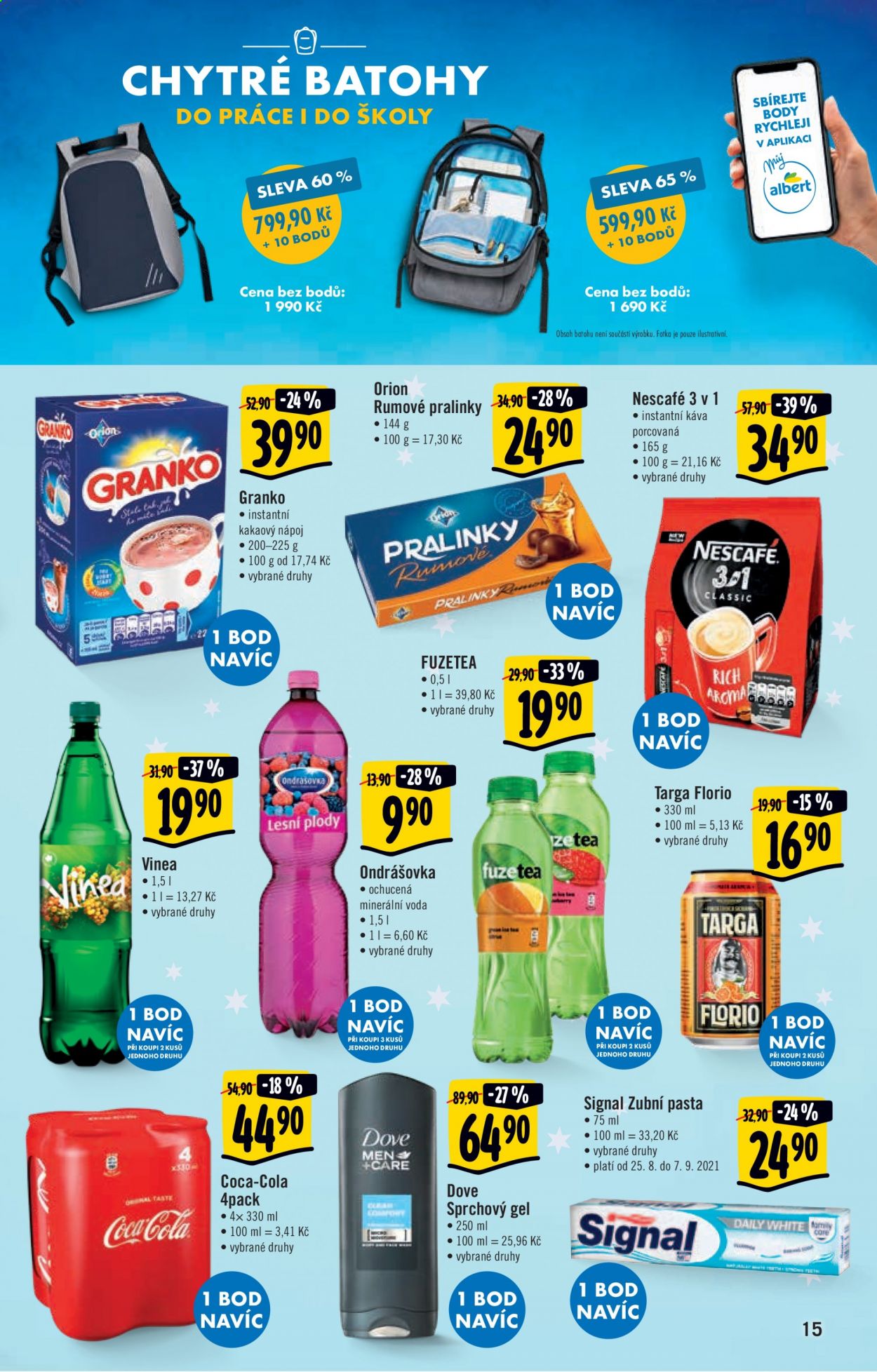 Leták Albert Hypermarket - 25.8.2021 - 31.8.2021. Strana 15