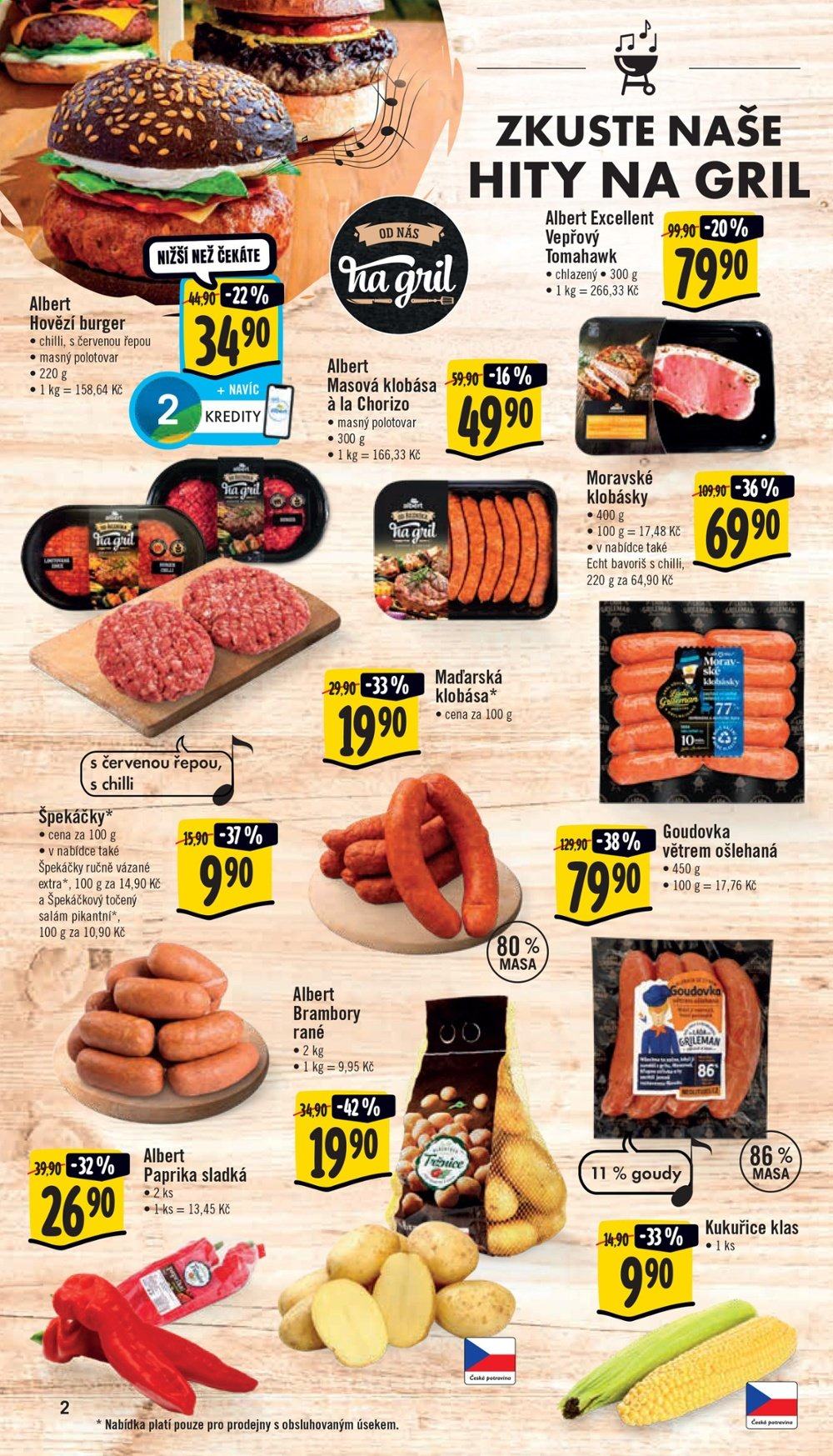 Leták Albert Supermarket - 25.8.2021 - 31.8.2021. Strana 2
