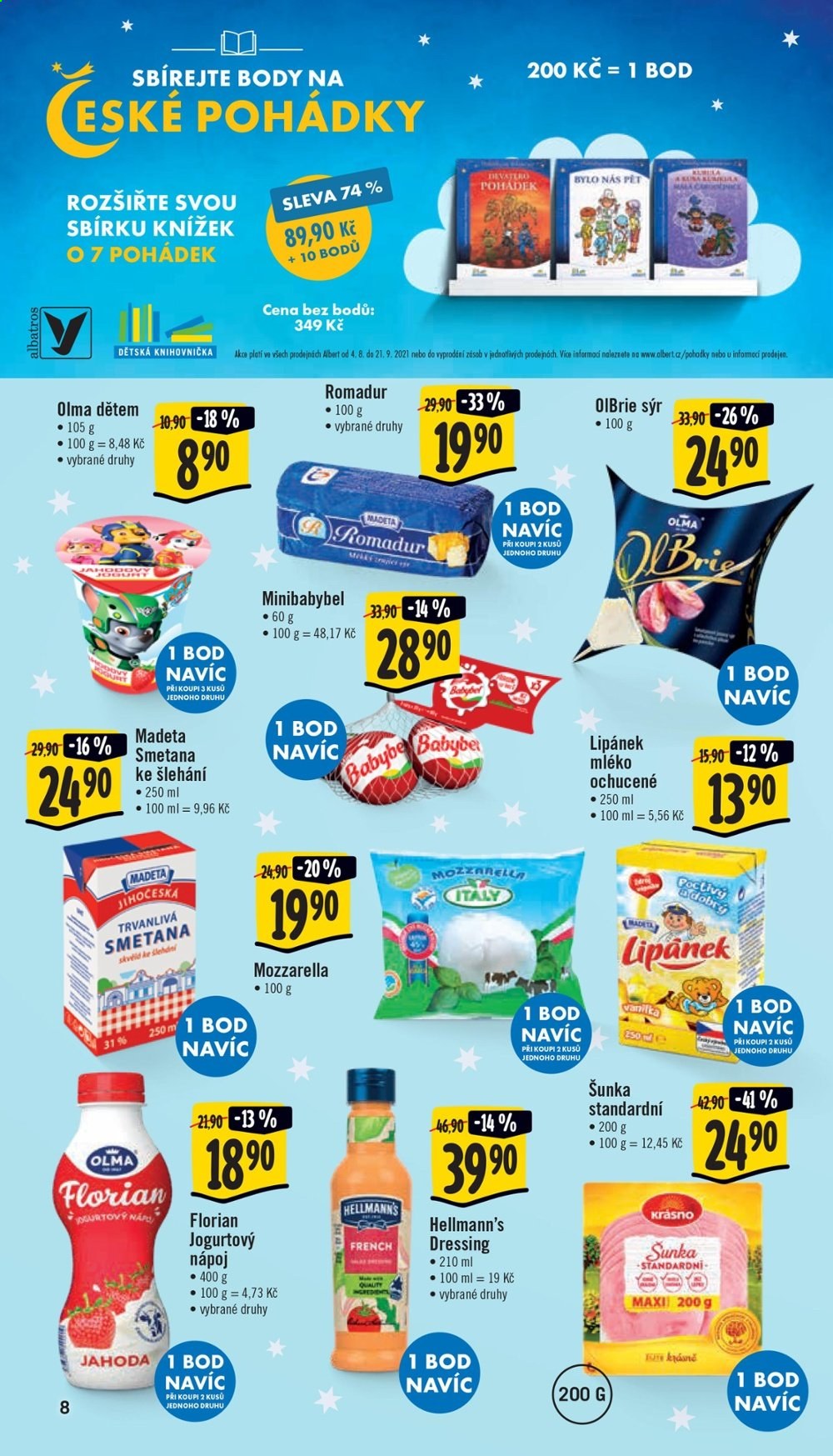 Leták Albert Supermarket - 25.8.2021 - 31.8.2021. Strana 8