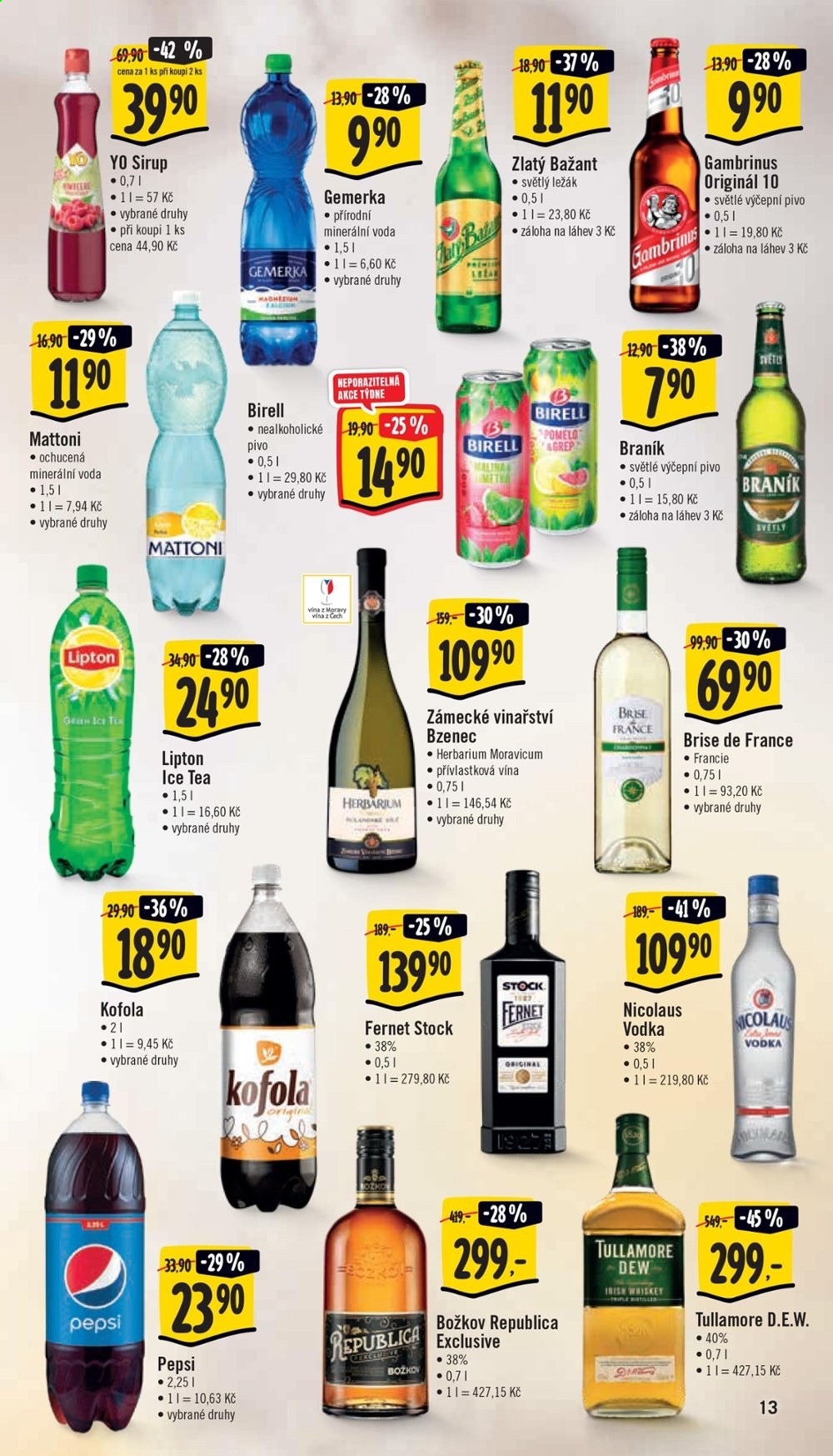 Leták Albert Supermarket - 25.8.2021 - 31.8.2021. Strana 13