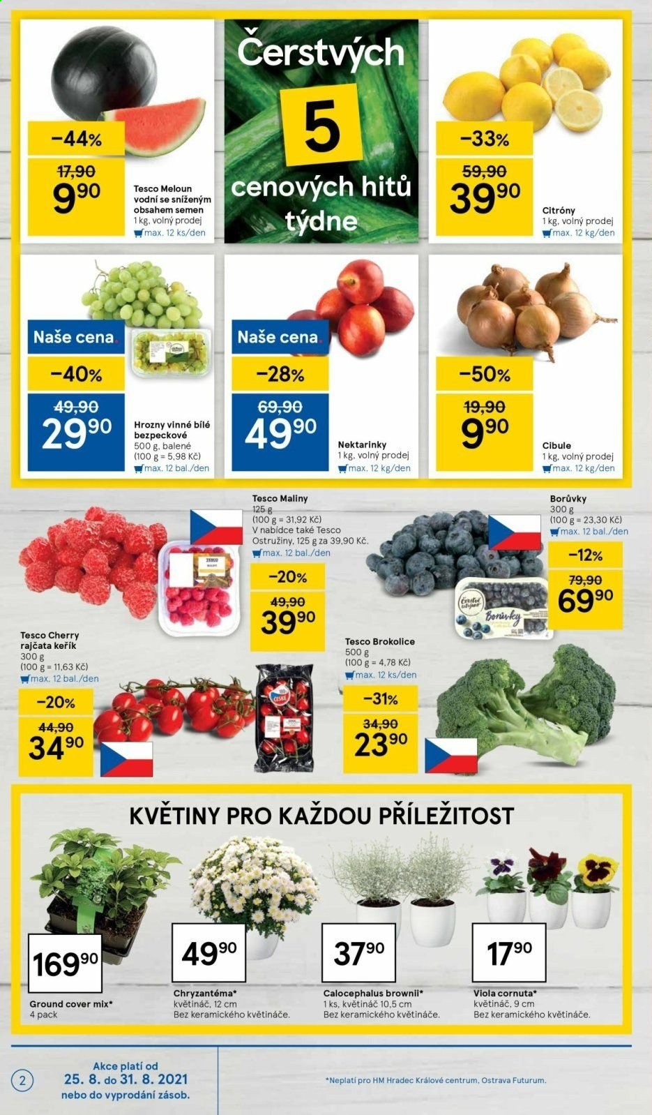 Leták TESCO - 25.8.2021 - 31.8.2021. Strana 2