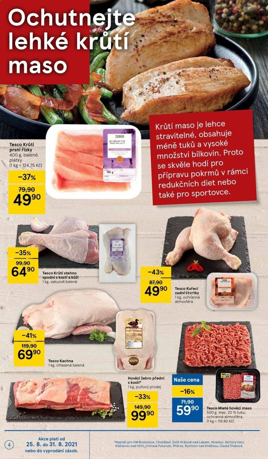Leták TESCO - 25.8.2021 - 31.8.2021. Strana 4