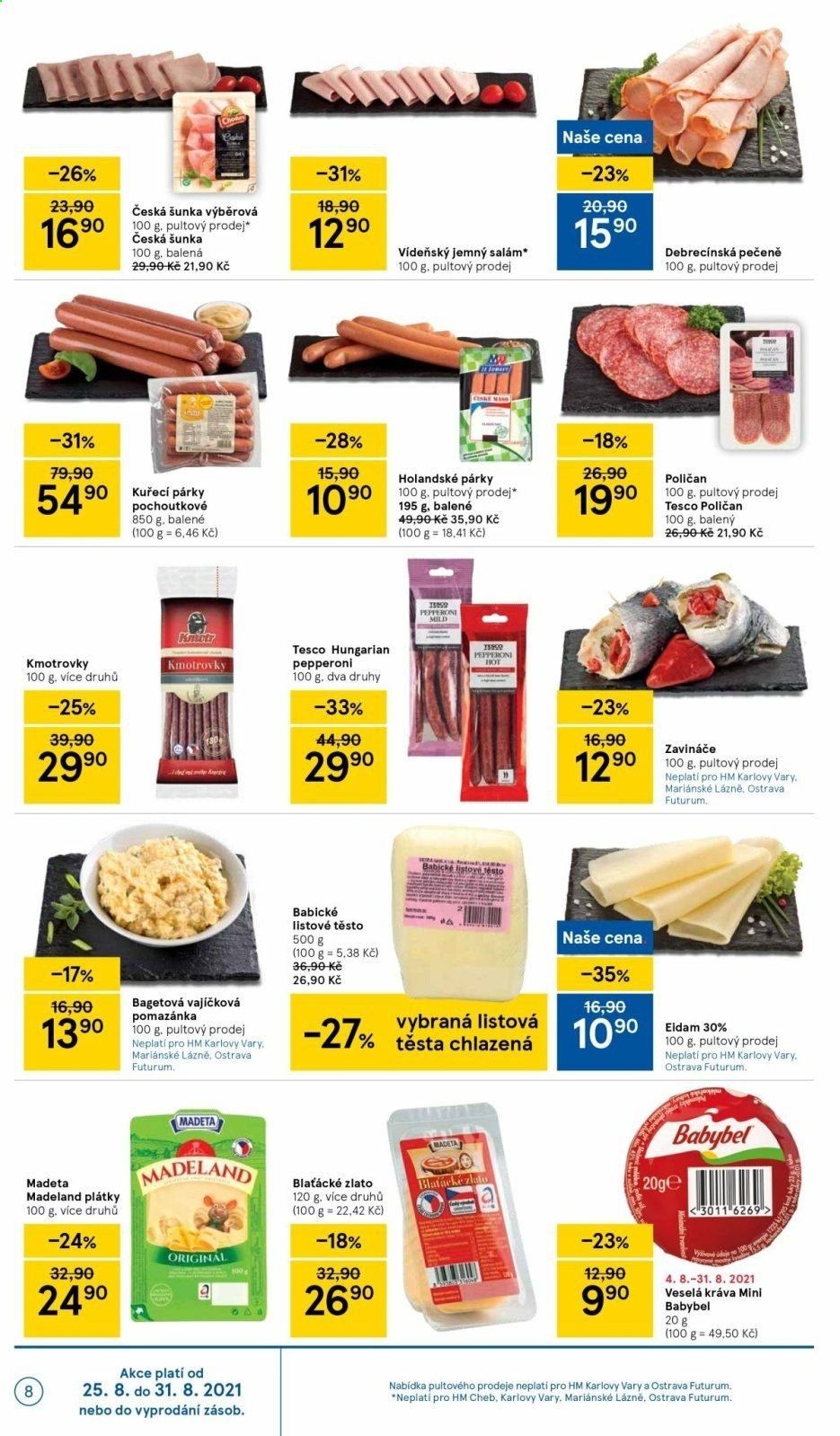 Leták TESCO - 25.8.2021 - 31.8.2021. Strana 8