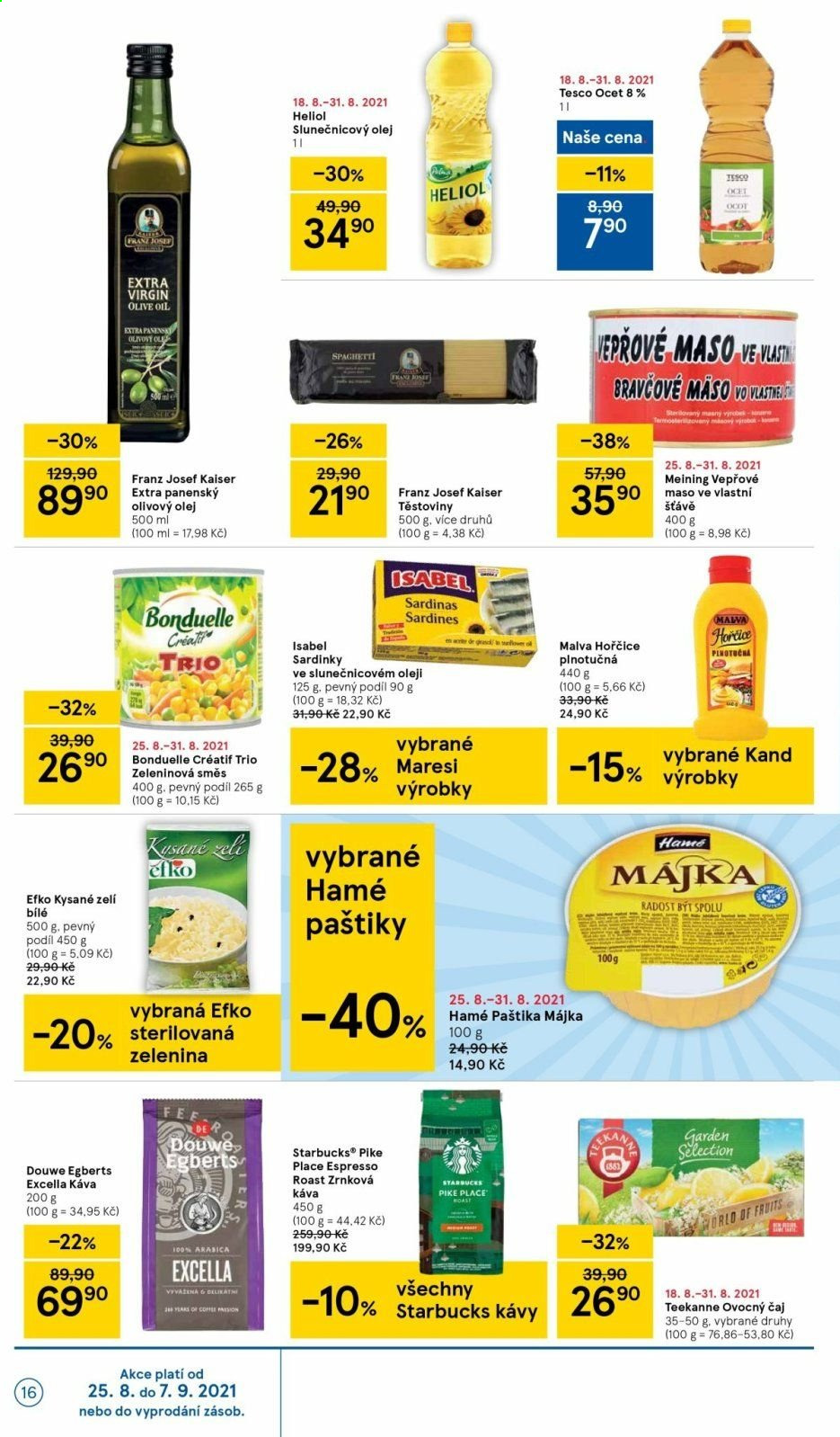 Leták TESCO - 25.8.2021 - 31.8.2021. Strana 16