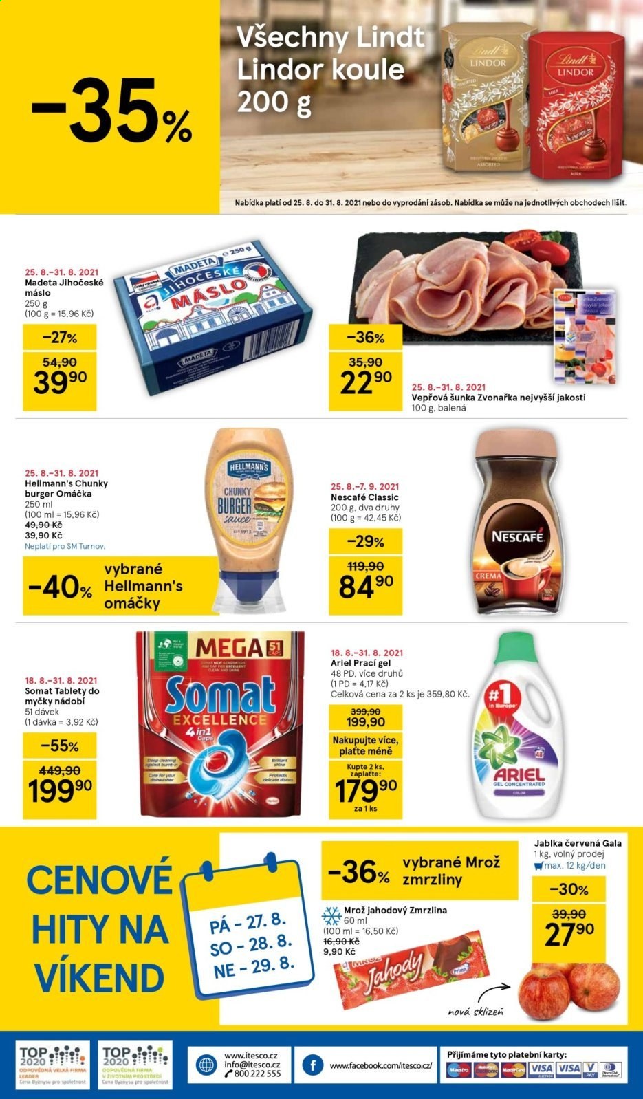 Leták TESCO supermarket - 25.8.2021 - 31.8.2021. Strana 8