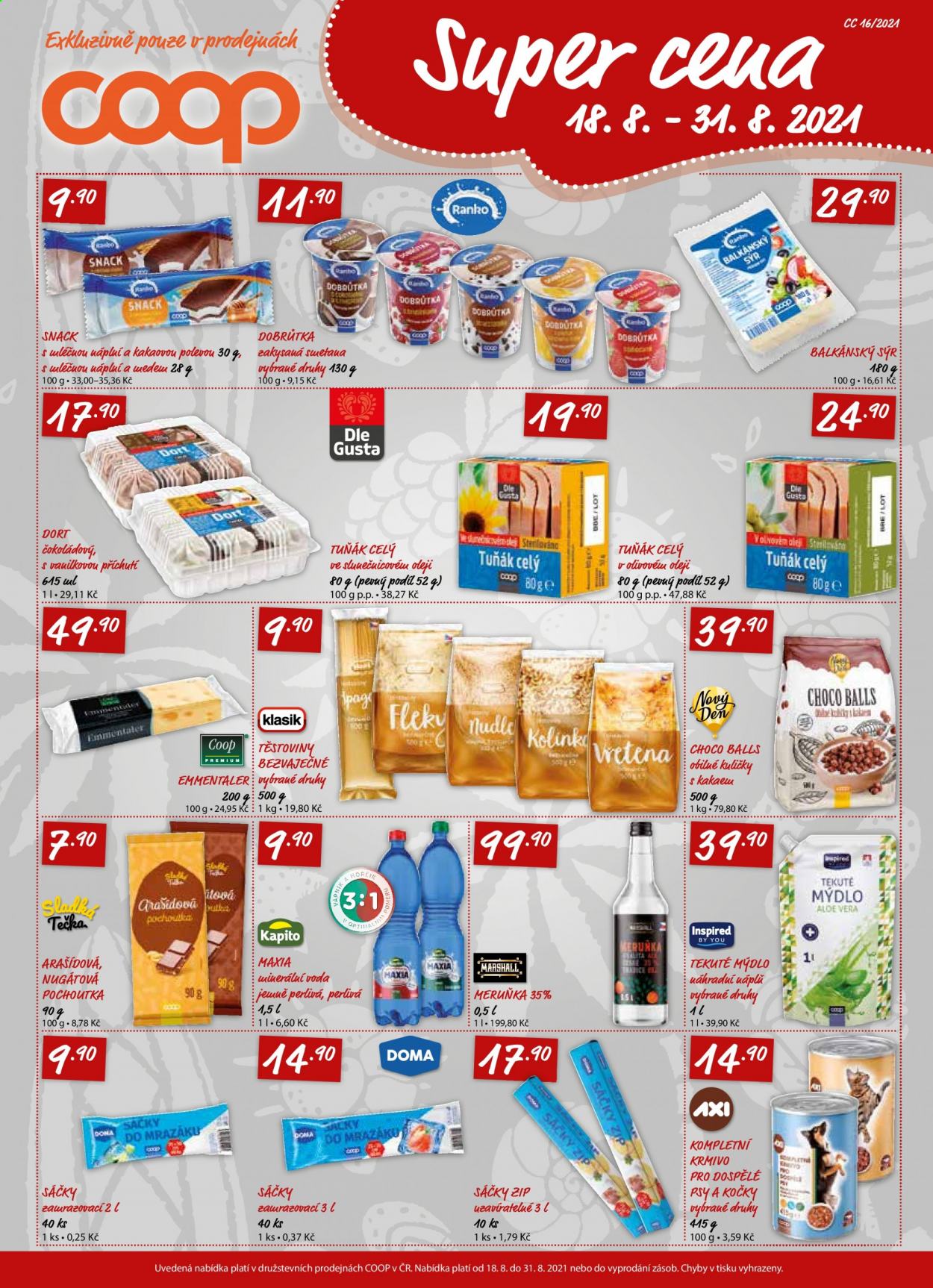 Leták coop TERNO - 25.8.2021 - 31.8.2021. Strana 16