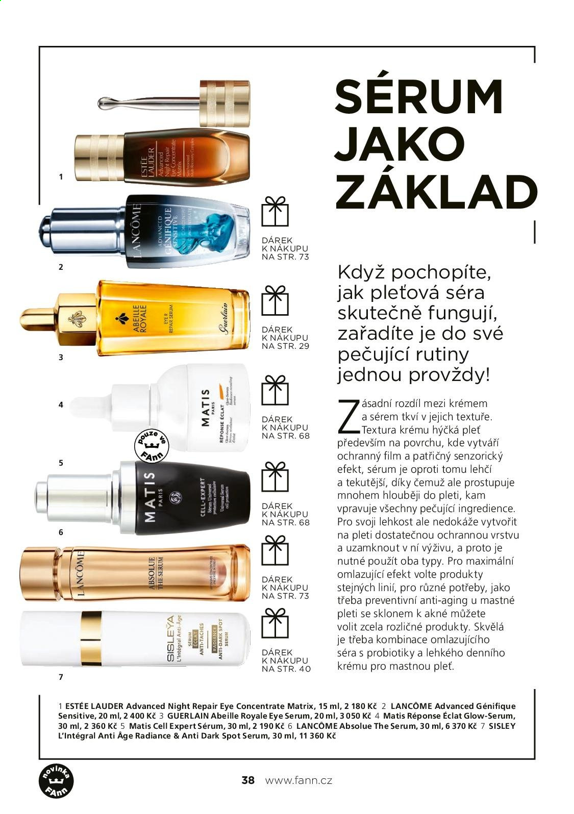 Leták FAnn parfumerie. Strana 38