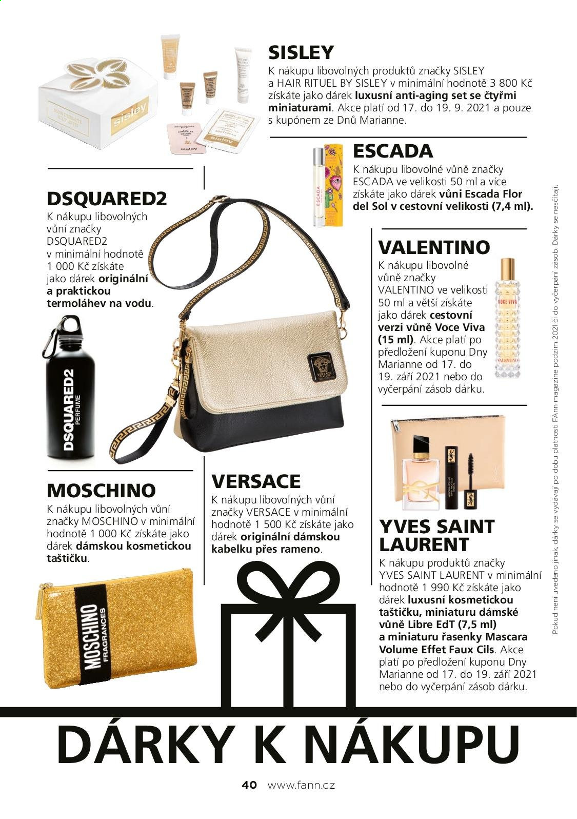 Leták FAnn parfumerie. Strana 40