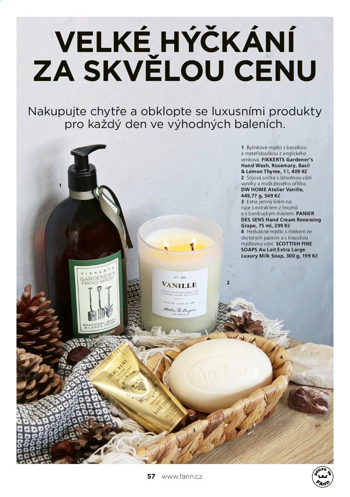 Leták FAnn parfumerie. Strana 57
