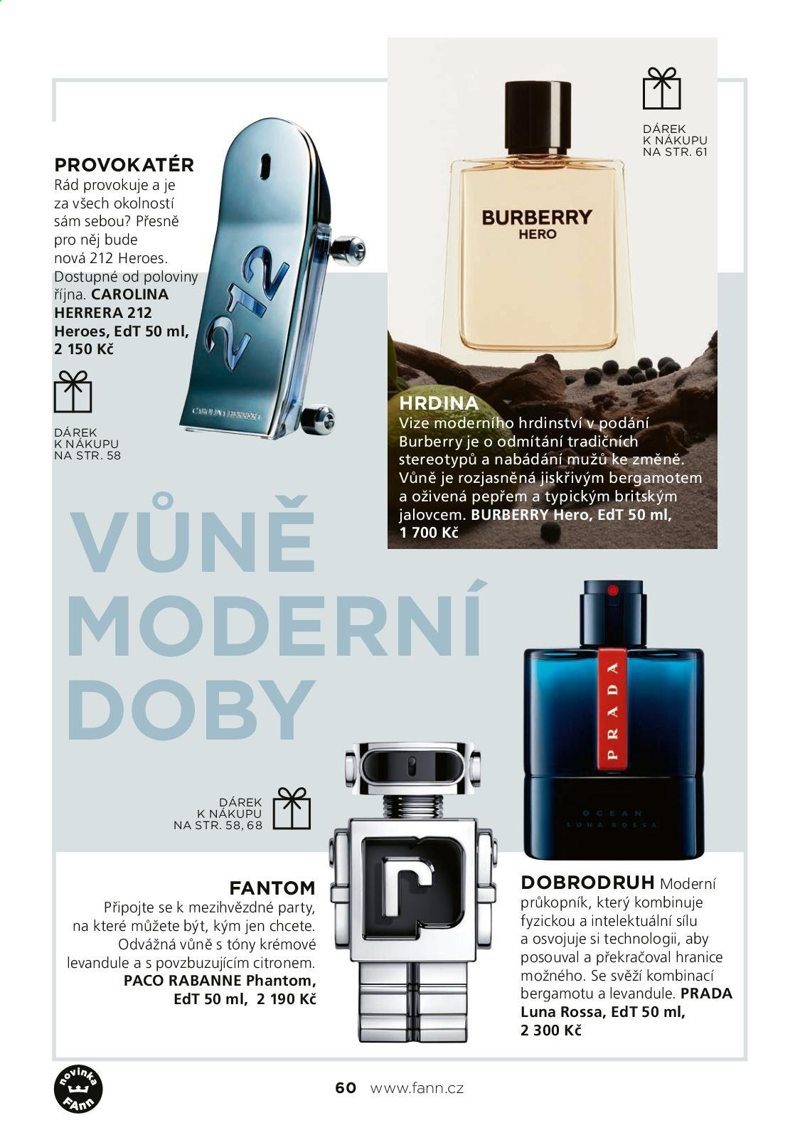 Leták FAnn parfumerie. Strana 60