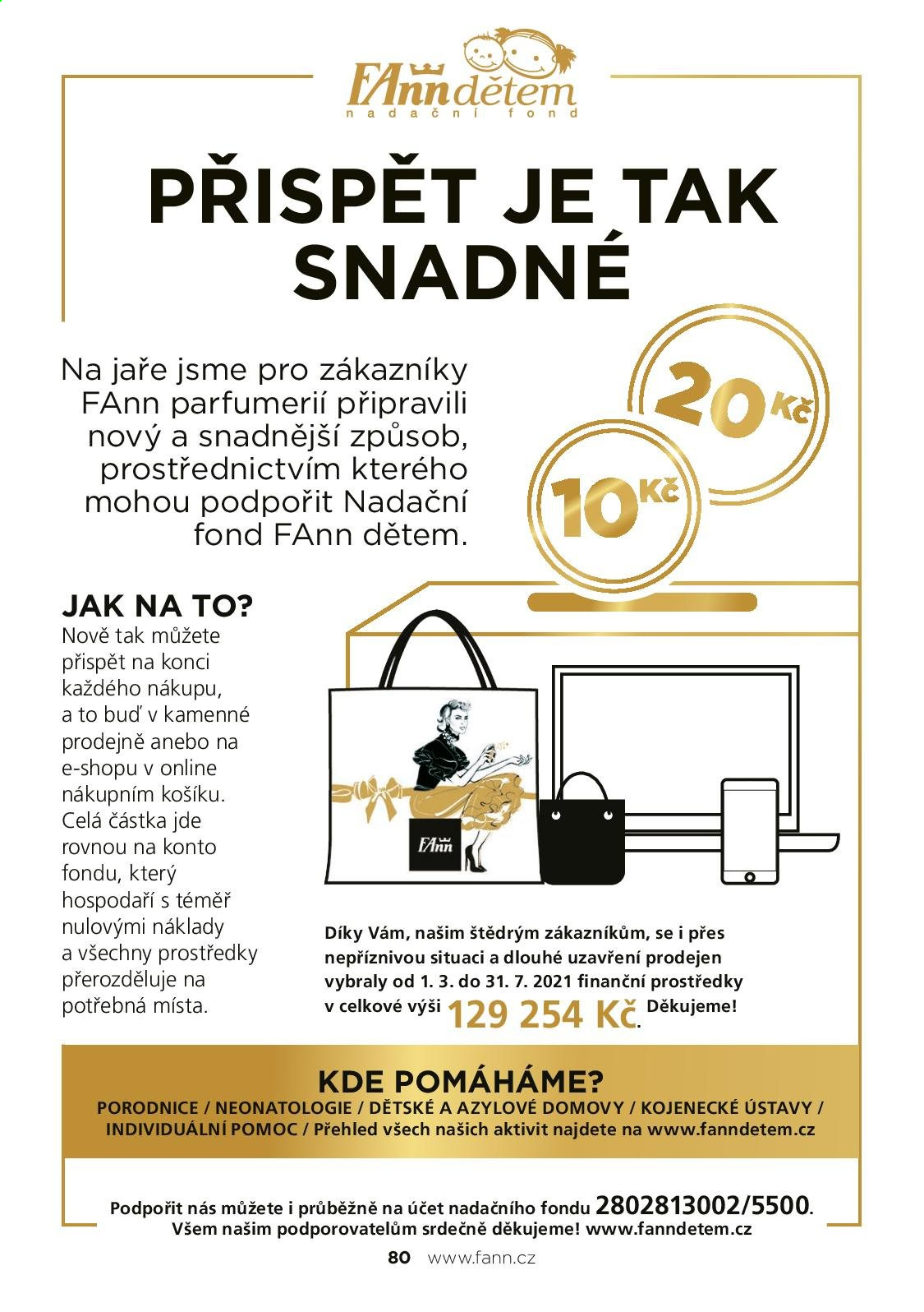 Leták FAnn parfumerie. Strana 80