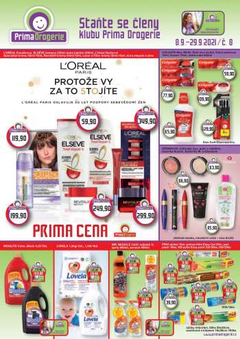 Leták Prima Drogerie - 8.9.2021 - 29.9.2021.
