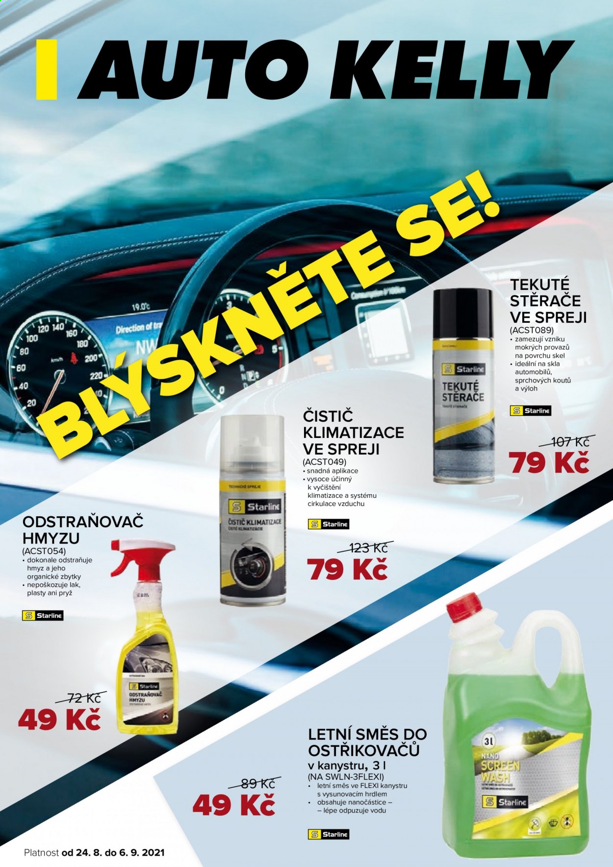 Leták AUTO KELLY - 24.8.2021 - 6.9.2021. Strana 1