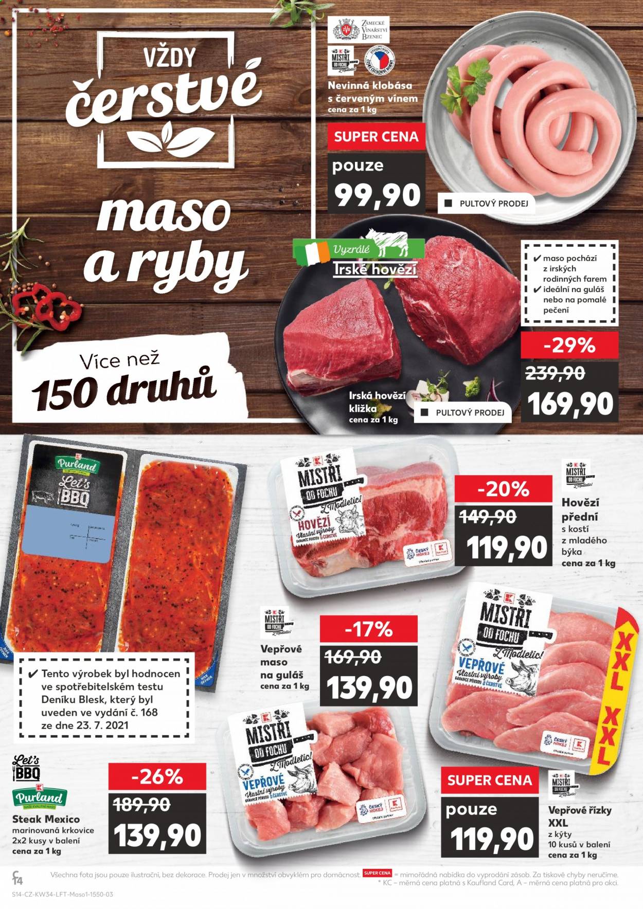 Leták Kaufland - 25.8.2021 - 31.8.2021. Strana 14