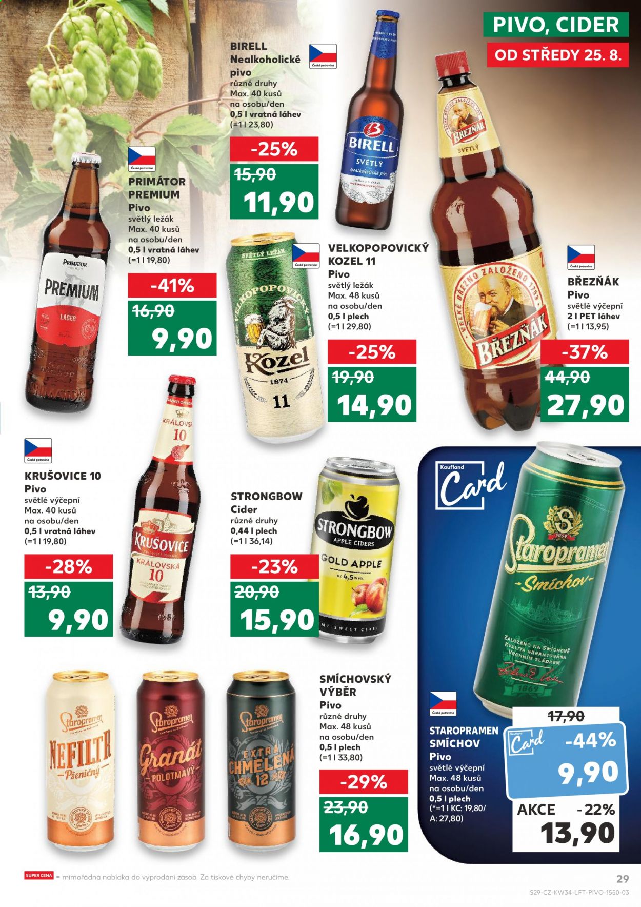 Leták Kaufland - 25.8.2021 - 31.8.2021. Strana 29