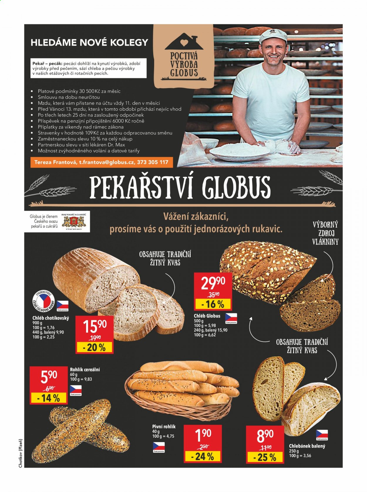 Leták Globus - 26.8.2021 - 1.9.2021. Strana 9